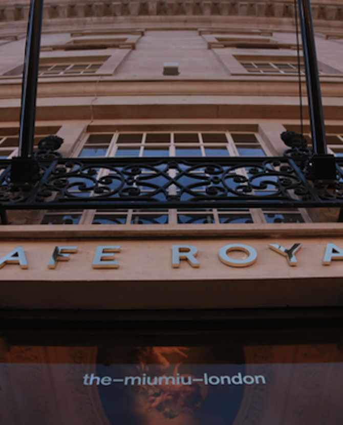 Презентация pop-up-клуба Miu Miu в Лондоне