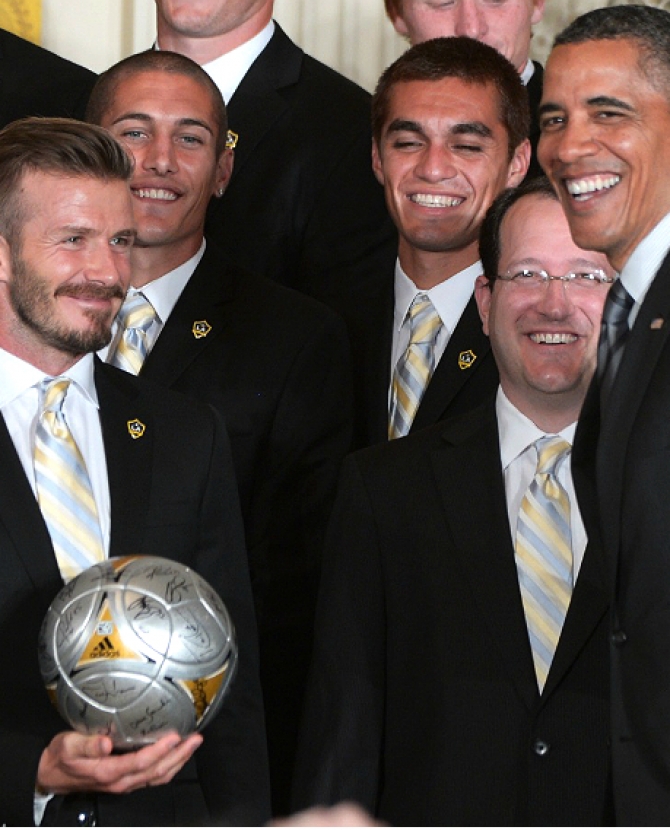 Обама поздравил команду Бекхэма