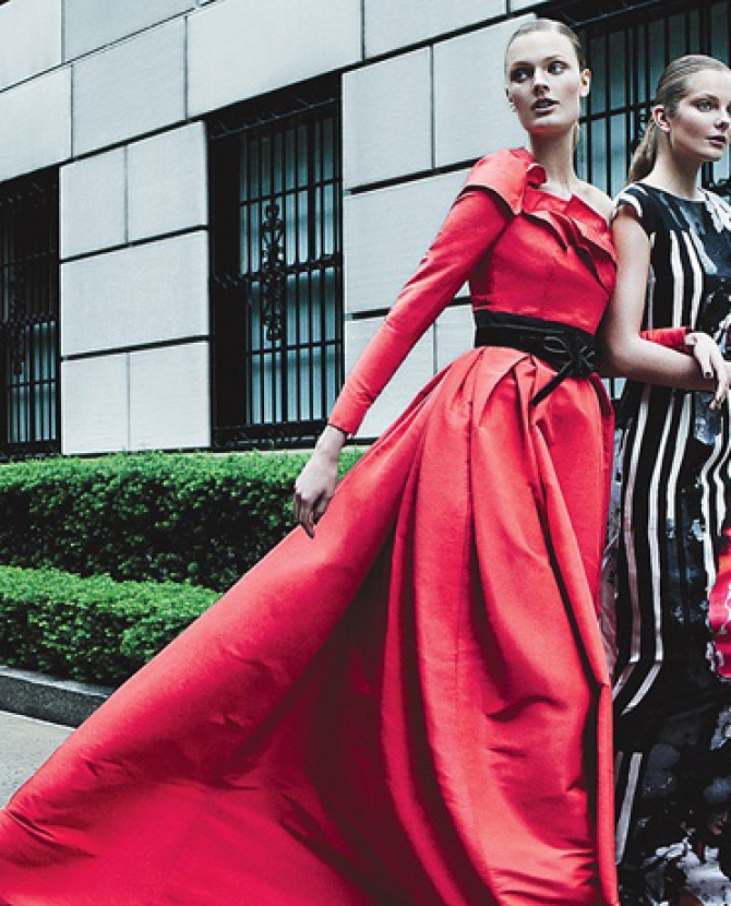 Первые кадры рекламной кампании Carolina Herrera