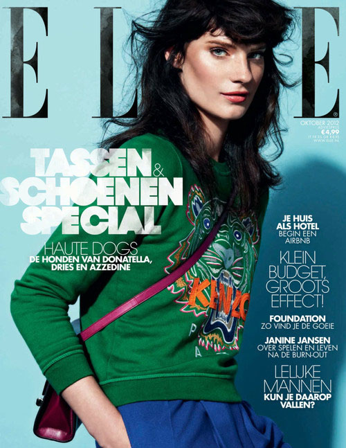 Керелль Янсен на обложке Elle Netherlands