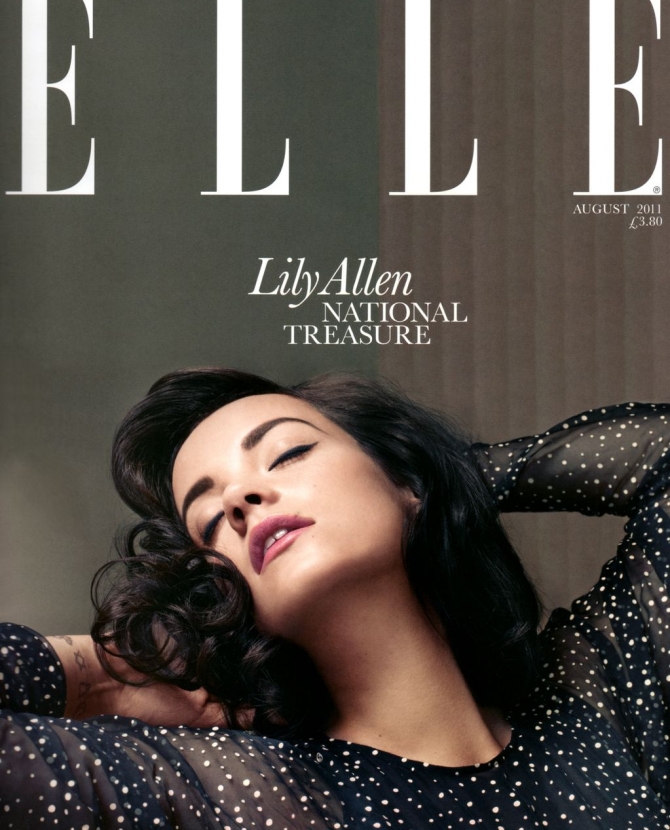 Лили Аллен на обложке Elle UK