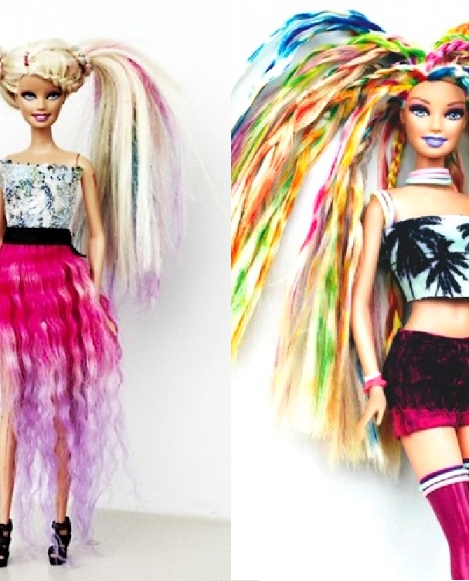Барби стала лицом салона Bleach