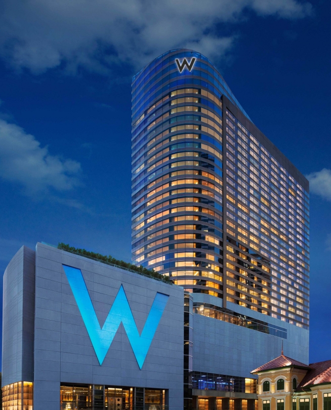 Первый отель W в Бангкоке