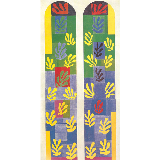 \"Витраж окно  Abside Розария Часовня\"