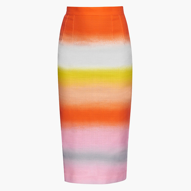 Jonathan Saunders<p><a target=\"_blank\" href=\"http://www.matchesfashion.com/intl/products/Jonathan-Saunders-Varndel-high-waisted-midi-skirt-1034725\">matchesfashion.com</a></p>