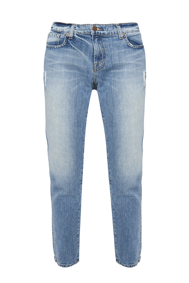 Укороченные boyfriend-джинсы J Brand