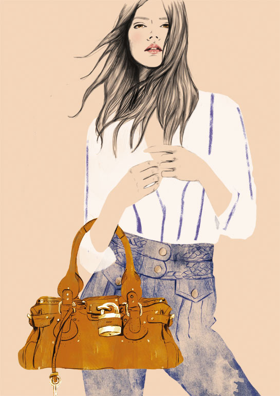 Фиби Фило, сумка The Paddington - Chloé Весна/Лето 2005