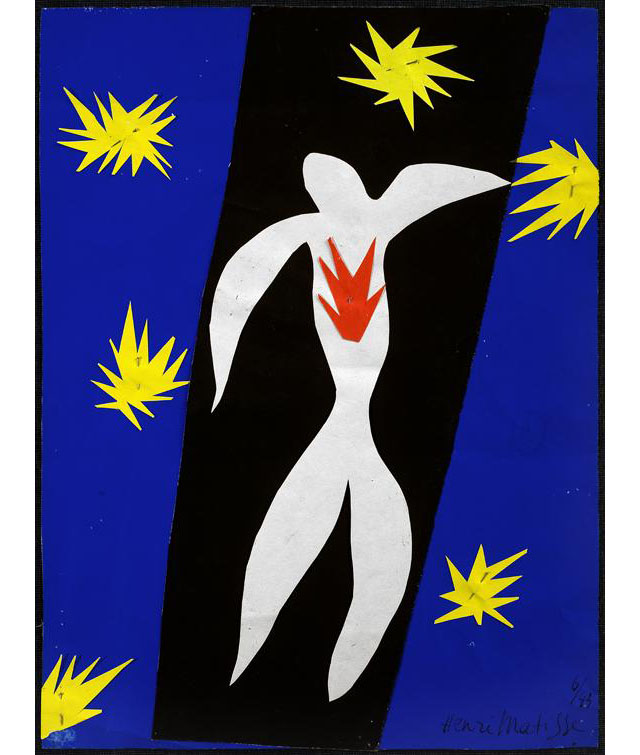 Анри Матисс.\"Падение Икара\", 1943
