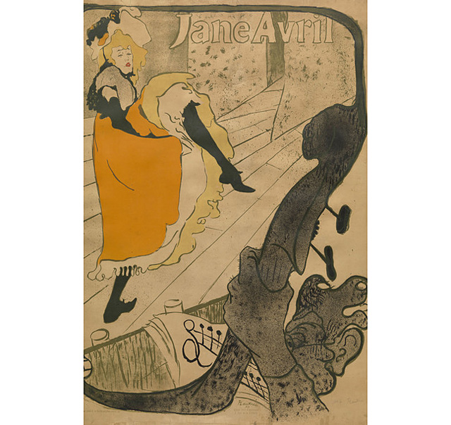 Джейн Авриль. 1893. Литография