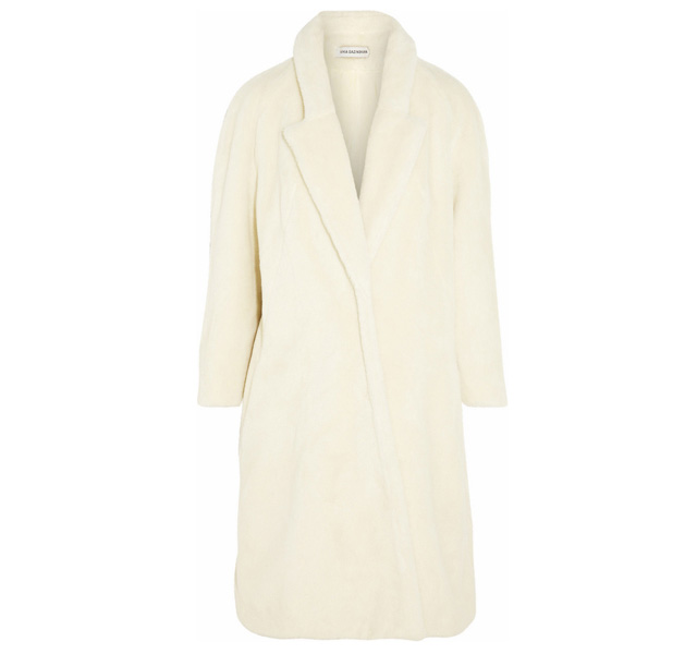 Пальто из альпаки и мохера Vika Gazinskaya (Net-a-Porter)