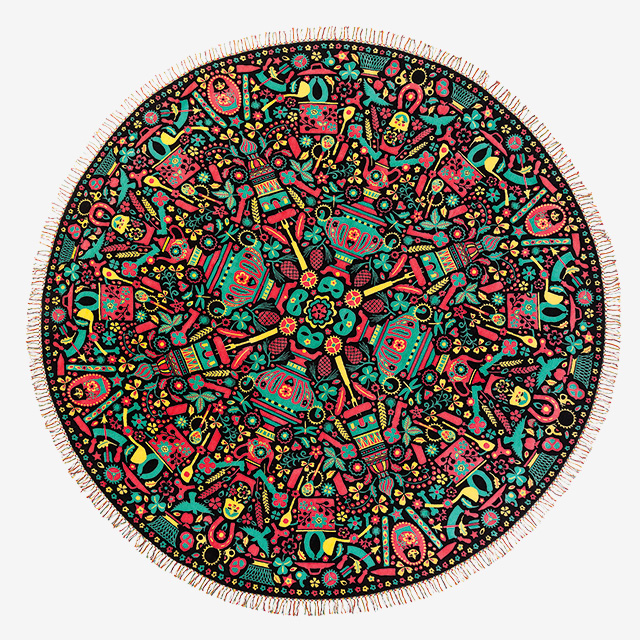 Ковер Russia, дизайн Studio Job для Nodus. Россия в воображении бельгийских дизайнеров