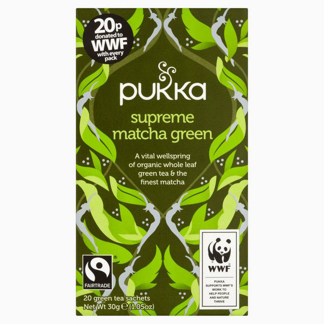 Pukka Herbs, Supreme Green Matcha Tea (www.ocado.com)