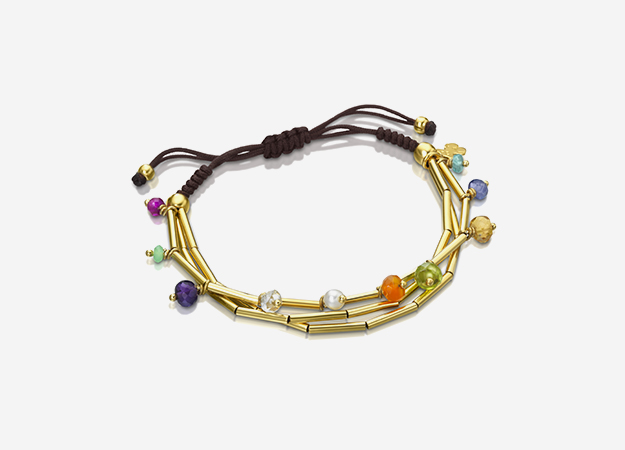 Позолоченный браслет с драгоценными камнями из коллекции Eloise, tous.ru