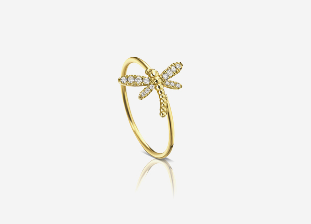 Золотое кольцо с бриллиантами из коллекции Bera, tous.ru