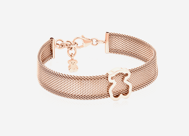 Позолоченный браслет из коллекции Mesh, tous.ru