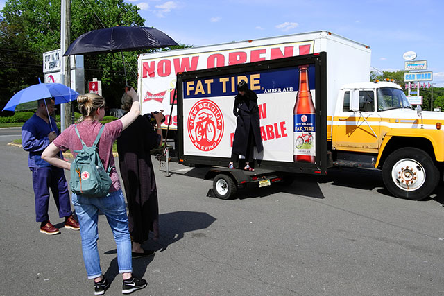 Бэкстэйдж съемки