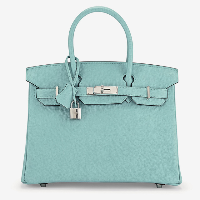 BIRKIN 30 ИЗ КОЖИ EPSOM ЦВЕТА BLEU ATOLL С ПАЛЛАДИЕВОЙ ФУРНИТУРОЙ HERMÈS, 2005 EUR 4,000 - 6,000
