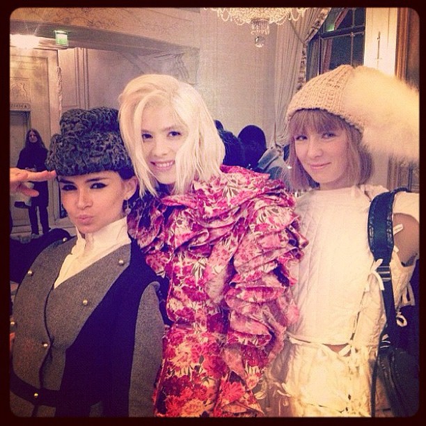 Мирослава Дума, Елена Перминова и Вика Газинская