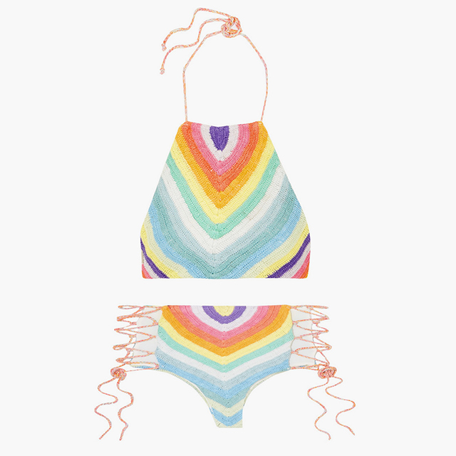Mara Hoffman<p><a href=\"https://www.net-a-porter.com/ua/en/product/697960/Mara_Hoffman/crocheted-cotton-halterneck-bikini\" target=\"_blank\">net-a-porter.com</a></p>