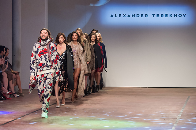 Михаил Друян на показе Alexander Terekhov