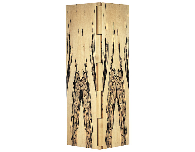 Переносная створка Arès, диз. Gilles & Boissier. Массив дерева, тонированные волокна