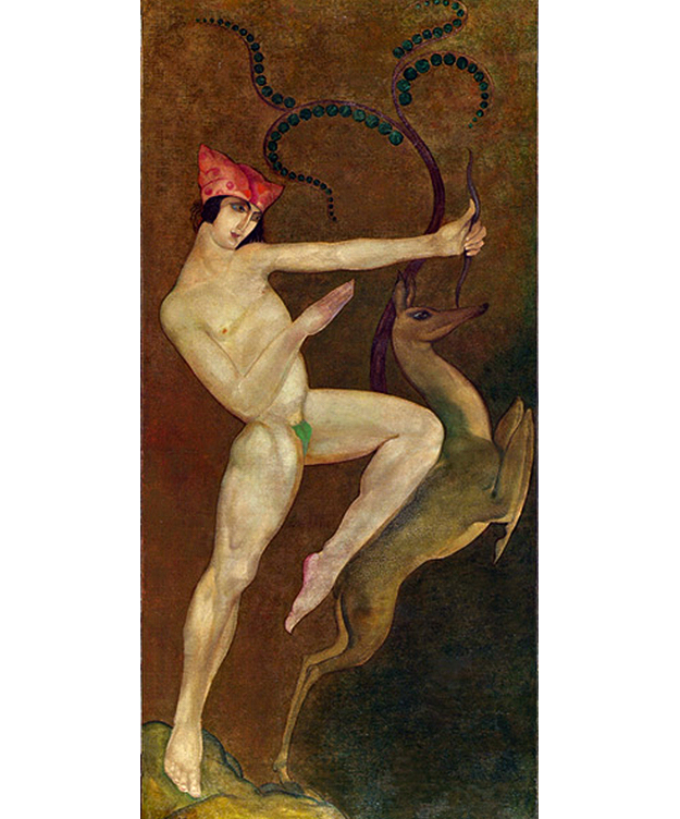 Ладо Гудиашвили, «Юноша с ланью»