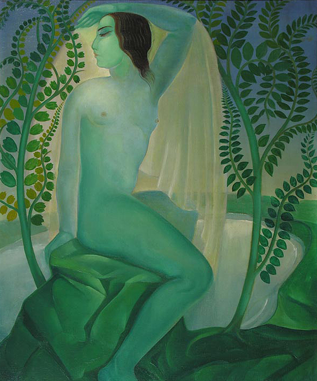 Ладо Гудиашвили, «Весна (Зеленая женщина)»
