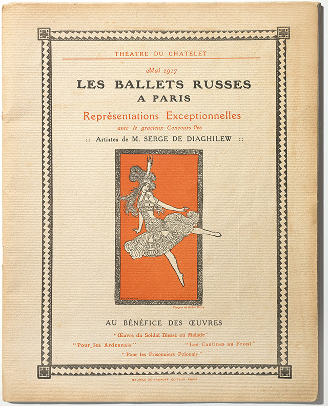Андре Марти. Программа Русских Балетов в Париже, май 1917