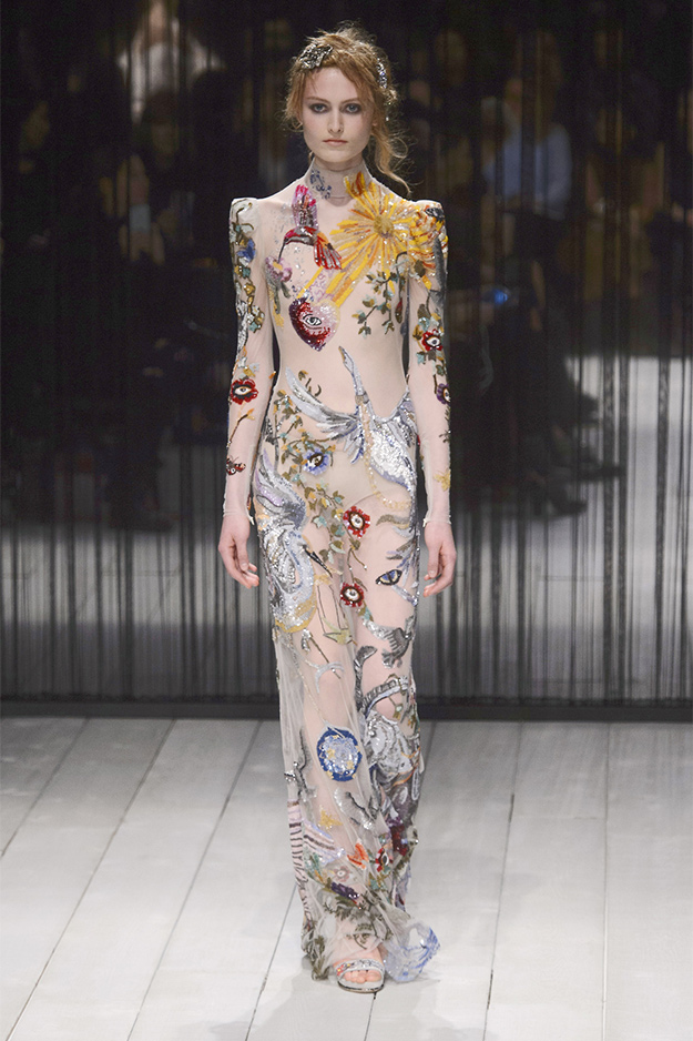 Alexander McQueen осень-зима 2016