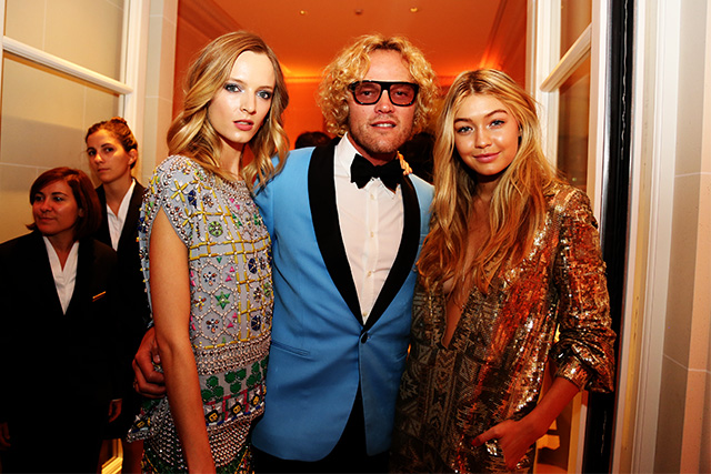 Дарья Строкоус, Питер Дундас и Джиджи Хадид