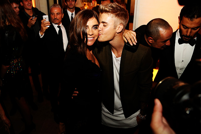 Карин Ройтфельд и Джастин Бибер