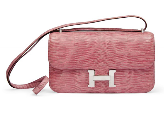 Сумка из кожи ящерицы 'CONSTANCE ELAN' HERMÈS, 2011