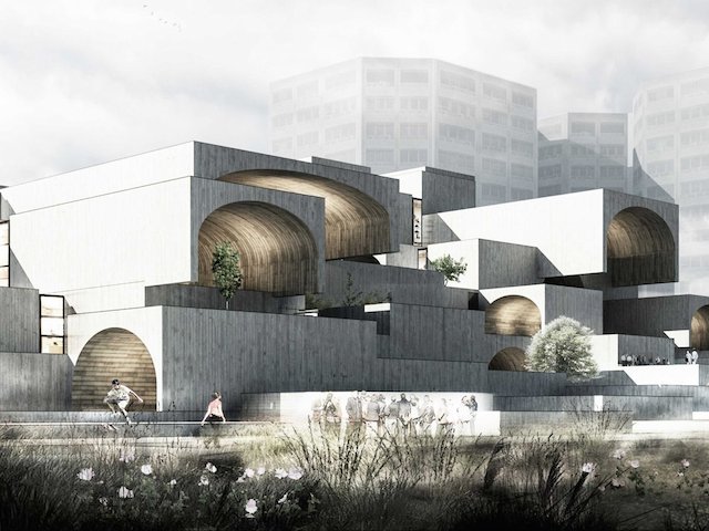 Isfahan Dreamland Commercial Center по проекту Farshad Mehdizadeh Architects. Иран