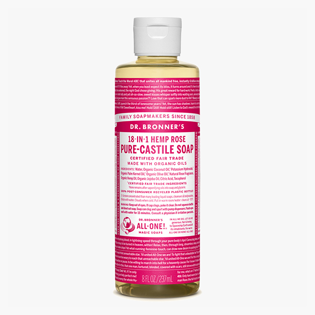 Rose Castile Soap от Dr. Bronner's, 1290 руб.