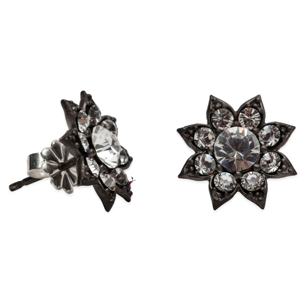 Серьги Jamie Wolf к балету \"Симфония in C\" из серебра, черного родия и кристаллов Swarovski, $220