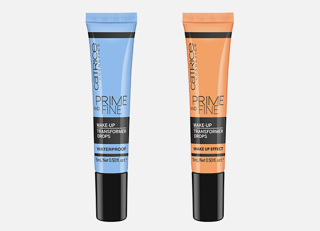 Prime and Fine Make Up Transformer Drops Waterproof от Catrice, 277 руб.; Prime and Fine Make Up Transformer Drops Wake Up Effect от Catrice, 277 руб.