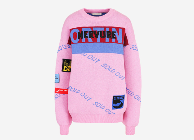 Пуловер из смеси шерсти и кашемира с логотипом бренда 56 050 руб.