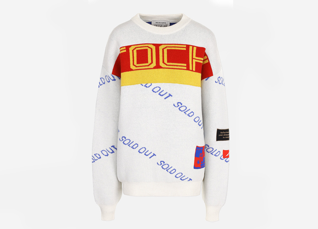 Пуловер из смеси шерсти и кашемира с логотипом бренда 56 050 руб.