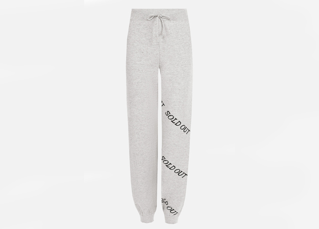 Джоггеры из смеси шерсти и кашемира с надписями 49 700 руб.