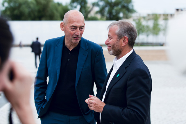 Рем Колхас и Роман Абрамович