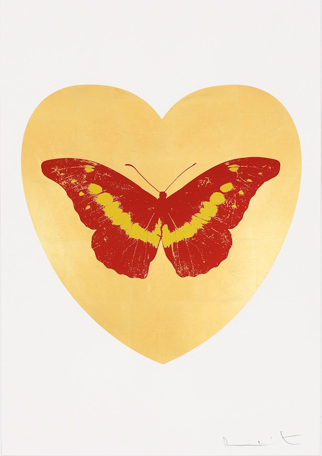 I Love You - Gold Leaf/Poppy Red/Oriental Gold