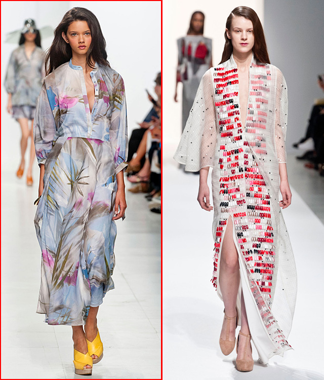 Hussein Chalayan весна-лето 2014; Hussein Chalayan осень-зима 2014/15
