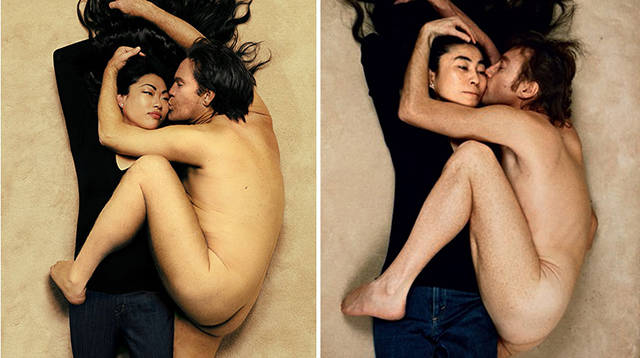 Sandro Miller, Annie Leibovitz / John Lennon and Yoko Ono (1980), 2014