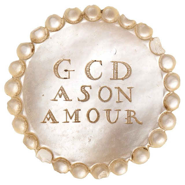 Пуговица-ребус, около 1780