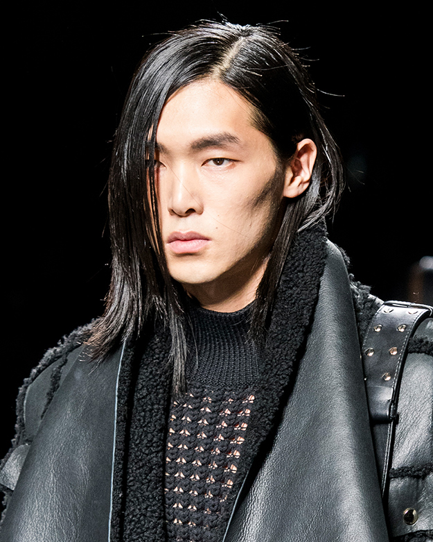 Long Perm Hairstyle for Men