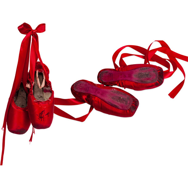 Пуанты Аны Софии Шеллер, с подписью; $149