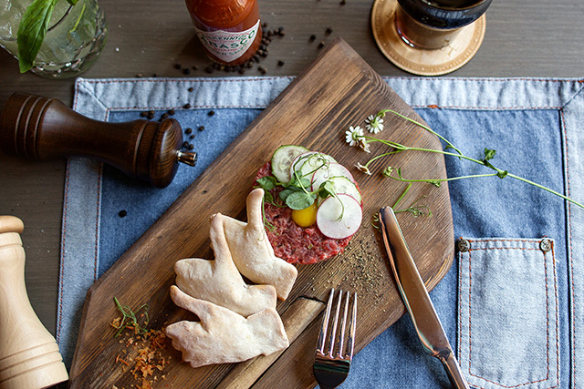 Говядина тартар