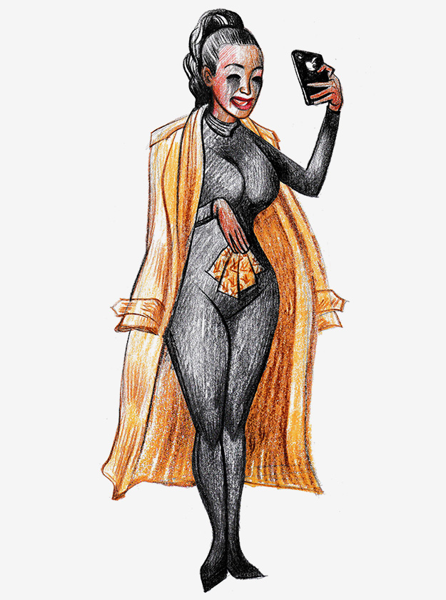 Ким Кардашьян после ограбления