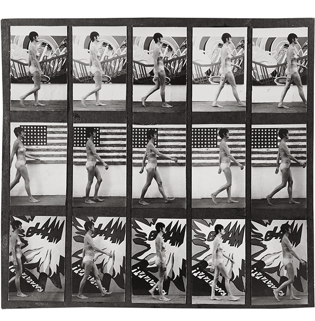 Стертевант. Study for Muybridge Plate #97: Woman Walking, 1966