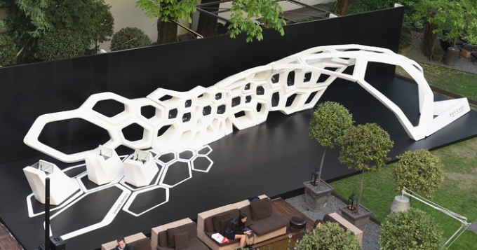 Инсталляция Zaha Hadid Architects для Bvlgari